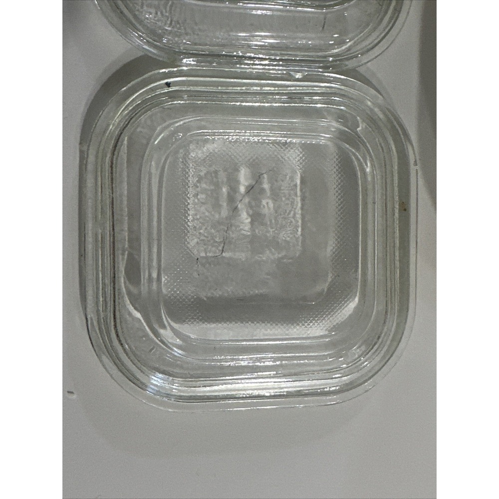 VTG Fire King Fruit Small Refrigerator Dish with Cover USA Hand Painted 4" Glass - Picture 13 of 16